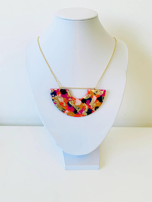 NSV Fire & Flood - Statement Necklace - Large - Gigglewick Gallery