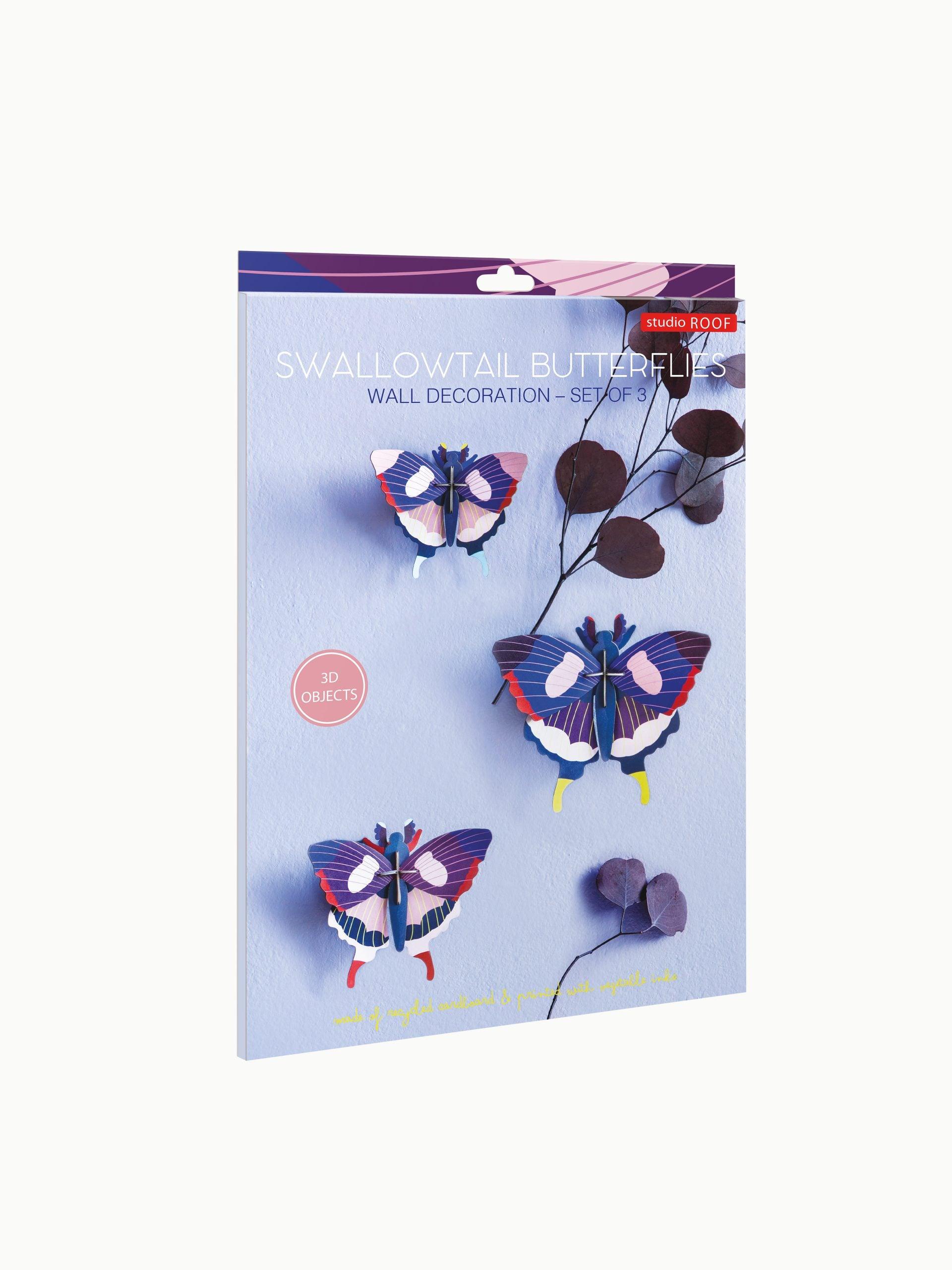 Swallowtail Butterfly - Set of Three - Gigglewick Gallery